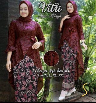 Kebaya Set vitri lace fashion
