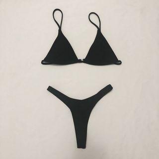 Zaful Black Triangle Cheeky Bikini 🖤