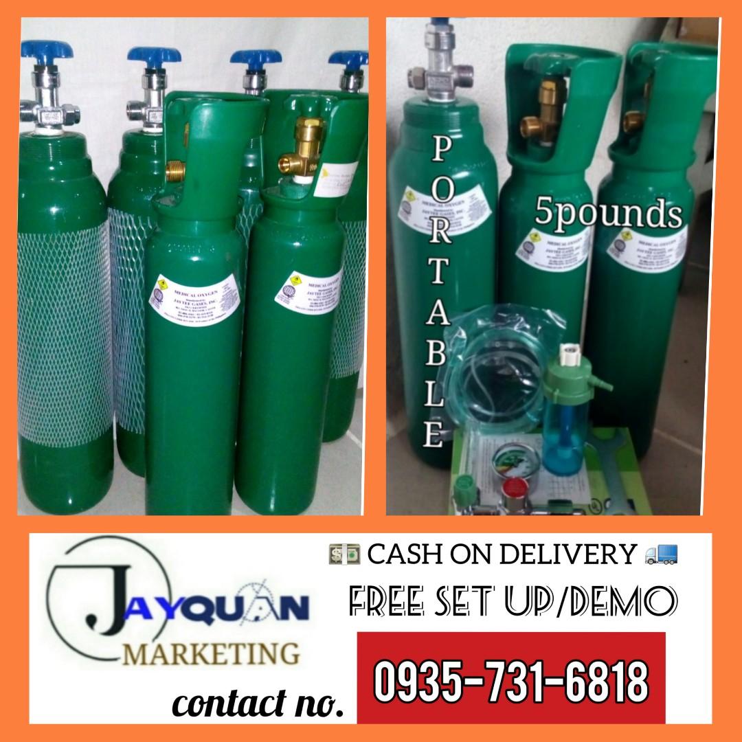 5lbs Complete set medical oxygen tank, Beauty & Personal Care, Face ...