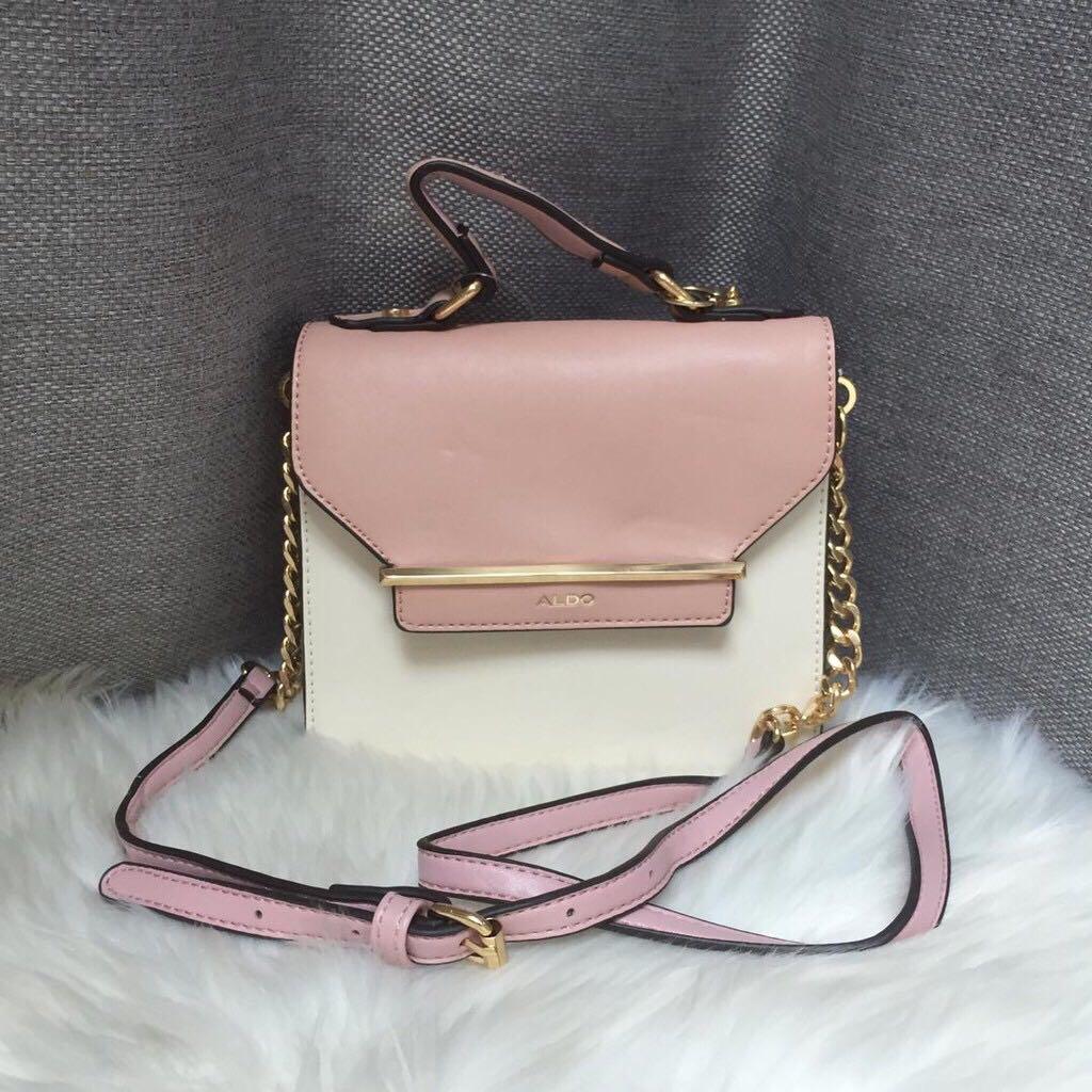 Aldo Pink Square Sling Bag Women S Fashion Bags Wallets On