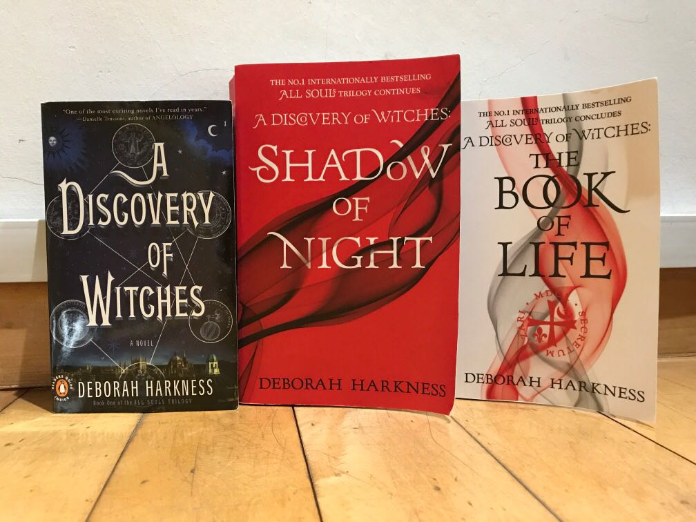 All Souls Trilogy A Discovery Of Witches Shadow Of Night The Book Of Life Books Stationery Fiction On Carousell