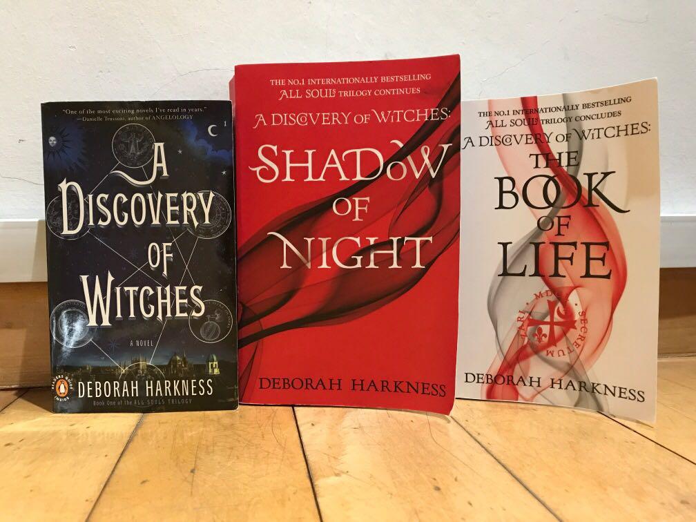 All Souls Trilogy A Discovery Of Witches Shadow Of Night The Book Of Life Books Stationery Fiction On Carousell