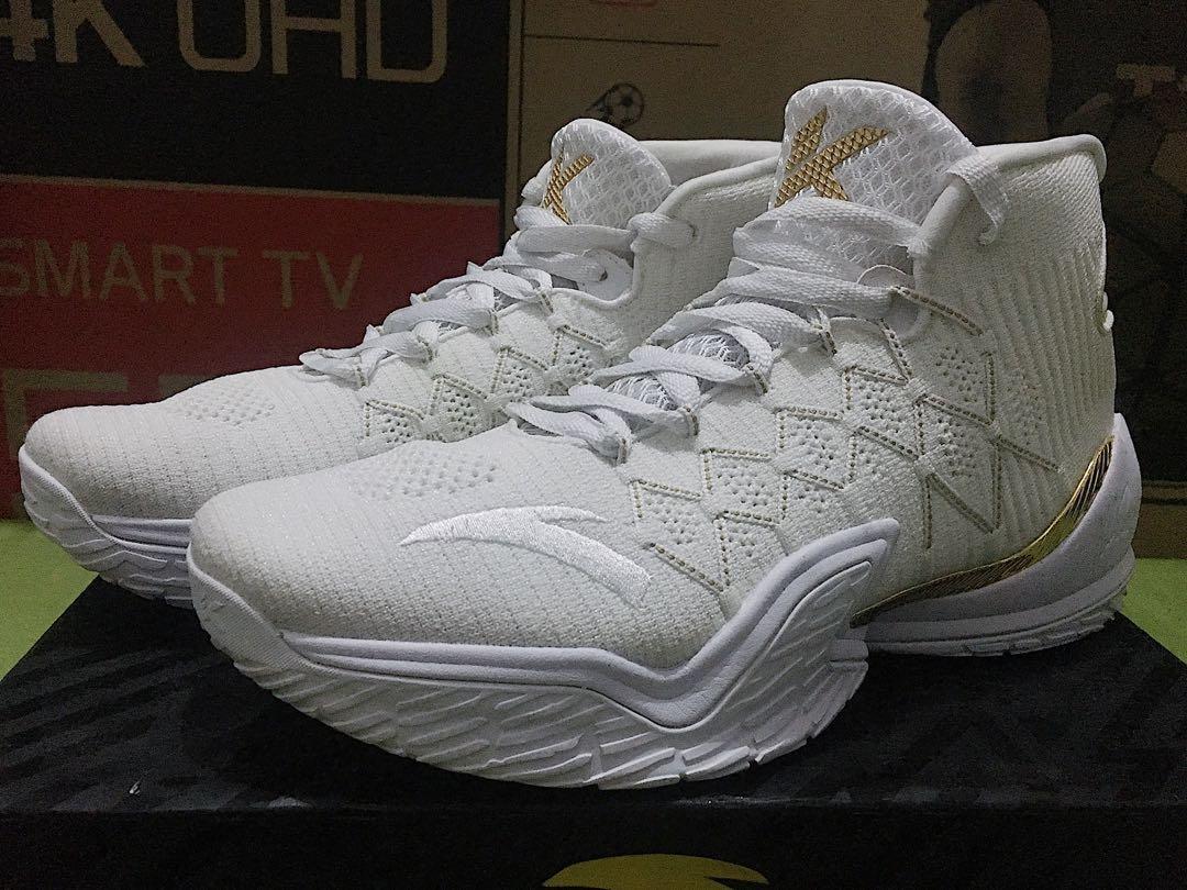 Anta KT3 Finals Home Klay Thompson not jordan lebron kyrie nike kd