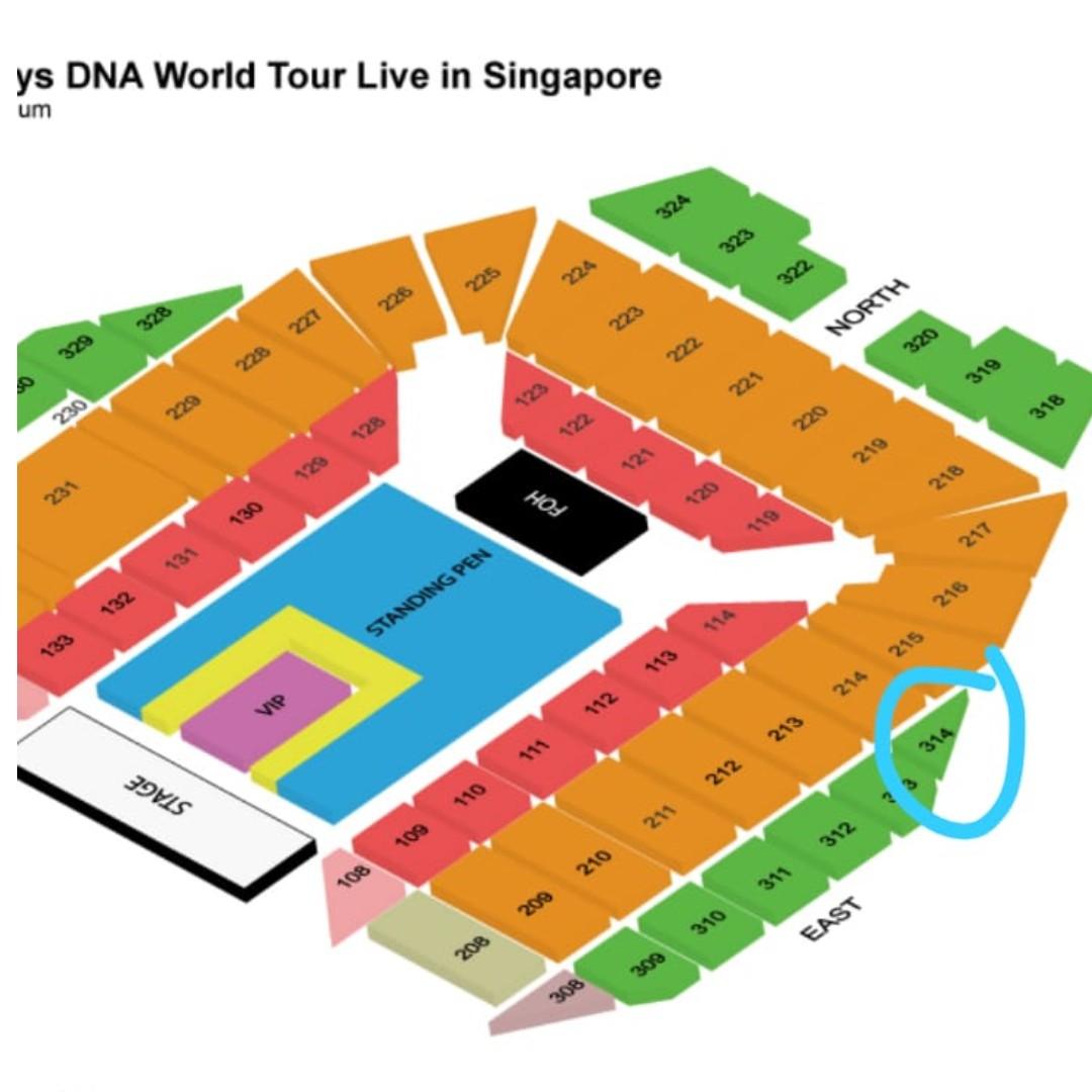 Backstreet Boys DNA World Tour Live in Singapore, Hobbies & Toys, Memorabilia & Collectibles