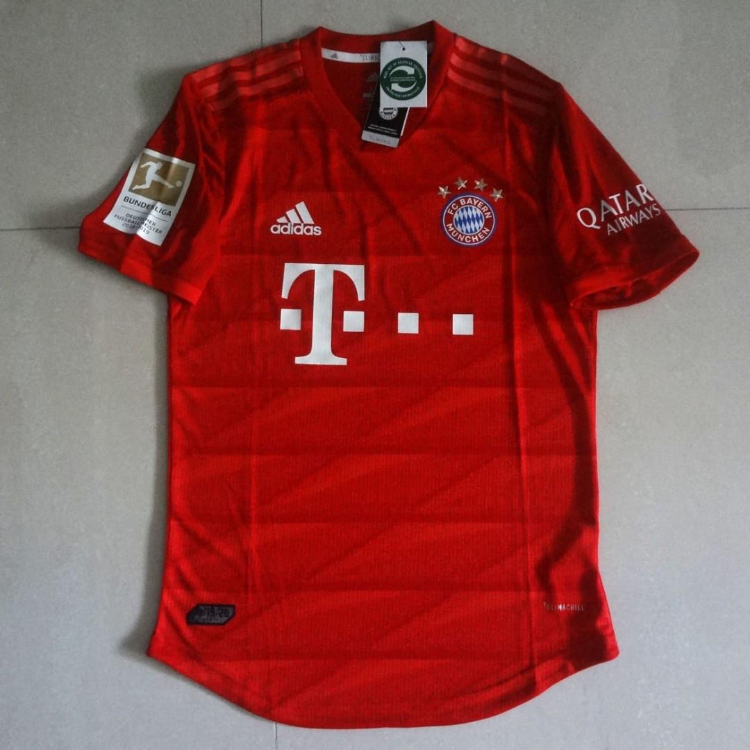 Bayern Munich Player Version Home 19 20 Soccer Jersey Sports Sports Apparel On Carousell