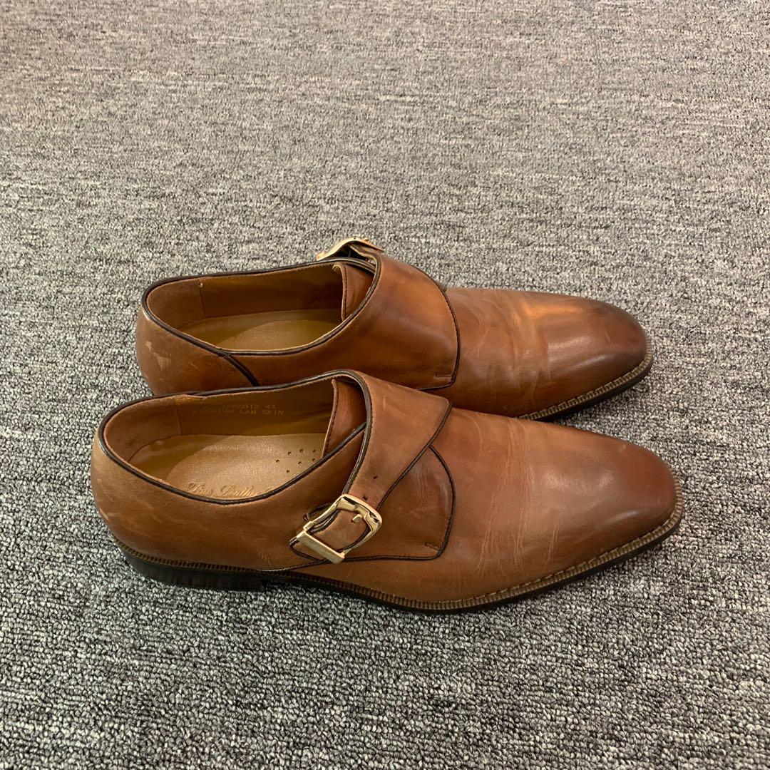 Benjamin Barker brown monkstrap shoe 