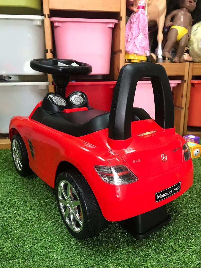 Mercedes sls ride on push car new arrivals