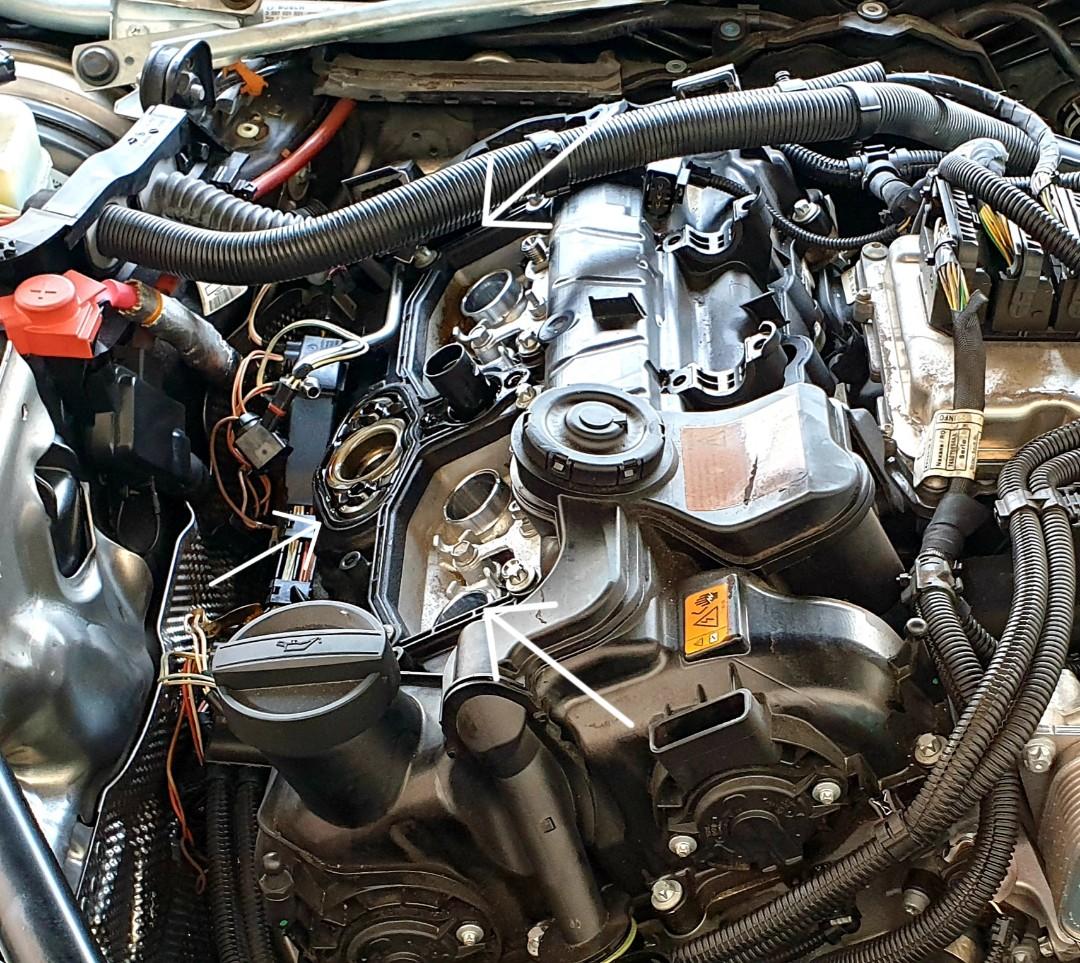 BMW F10 520i (N20 Engine) Valve Cover Gaskets & Oil Filter Assembly