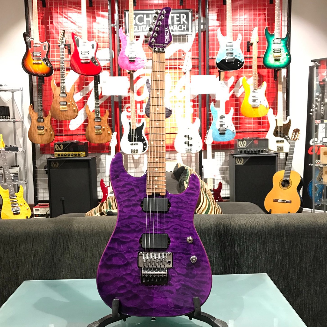 BRAND NEW SCHECTER JAPAN PA-AAG-X STPR SEE THRU PURPLE, Hobbies & Toys ...