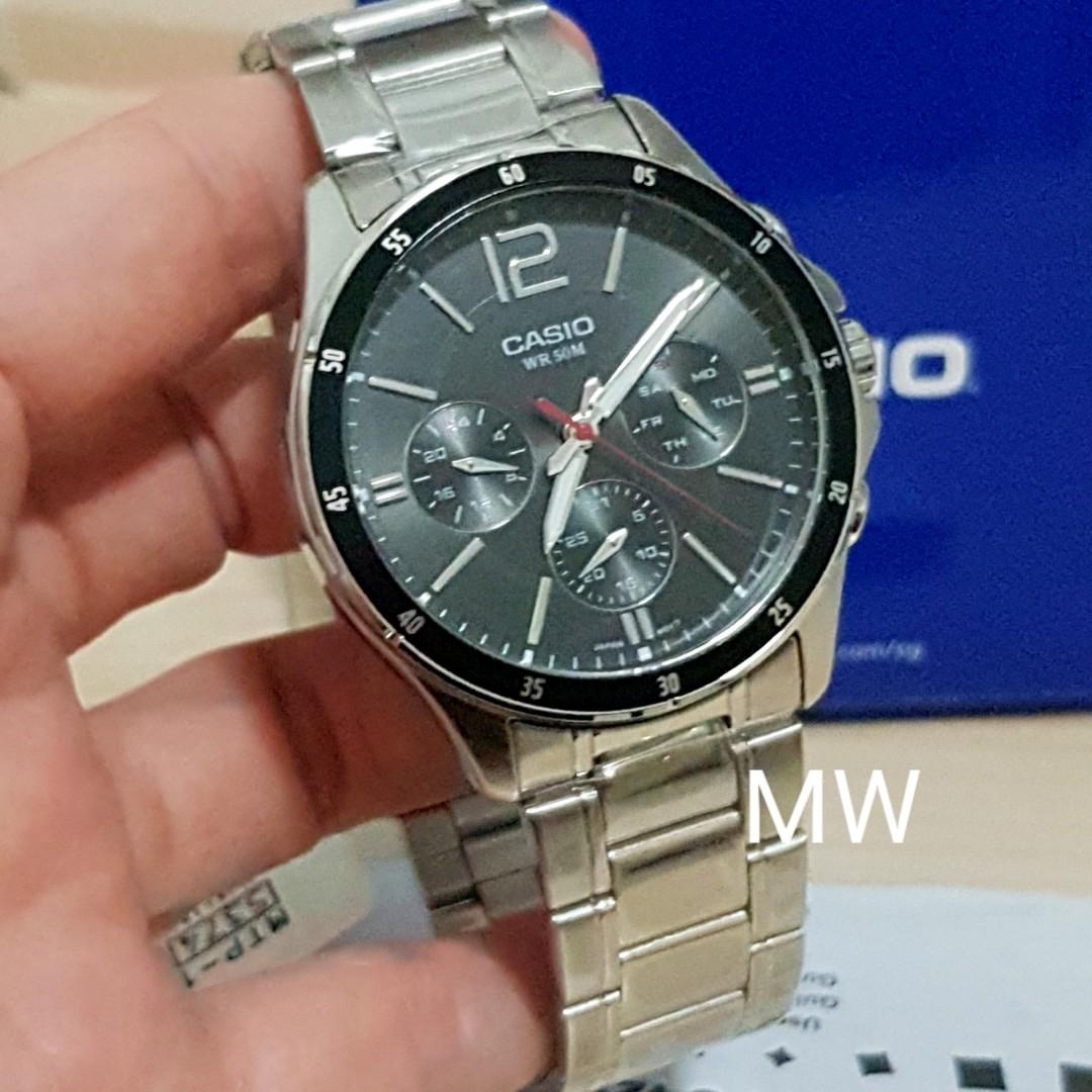 Casio MTP 1374D Men s Analog Quartz Dress Watch Men s Fashion