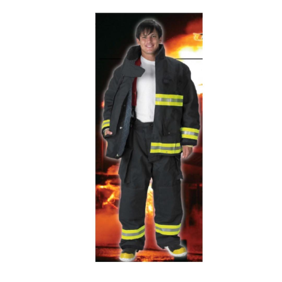 CEOSX1000 Fire Suit Blue (Large) (Category: Coats, Jackets and Outerwear) located in San Juan City. Submitted by rescuequipment (Listing ID 244056625, Image 3). Description: CEOSX1000 is the new fire fighting gear designed and developed by Lakeland which includes coat and bib pant, and has got the EN469-2005 certification. The garment material has three layers, and that is out shell, moisture and insulation layer and liner for comfort. Material O