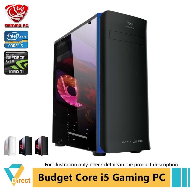 Core I5 Gtx1050ti Gaming Pc 8gb Ram 240gb Ssd For Apex Batterfield