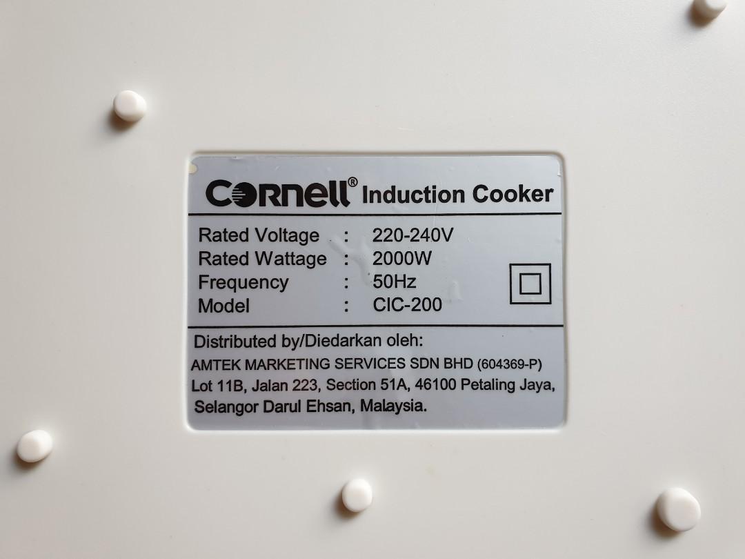 Cornell Induction Cooker Tv Home Appliances Kitchen Appliances Cookers On Carousell