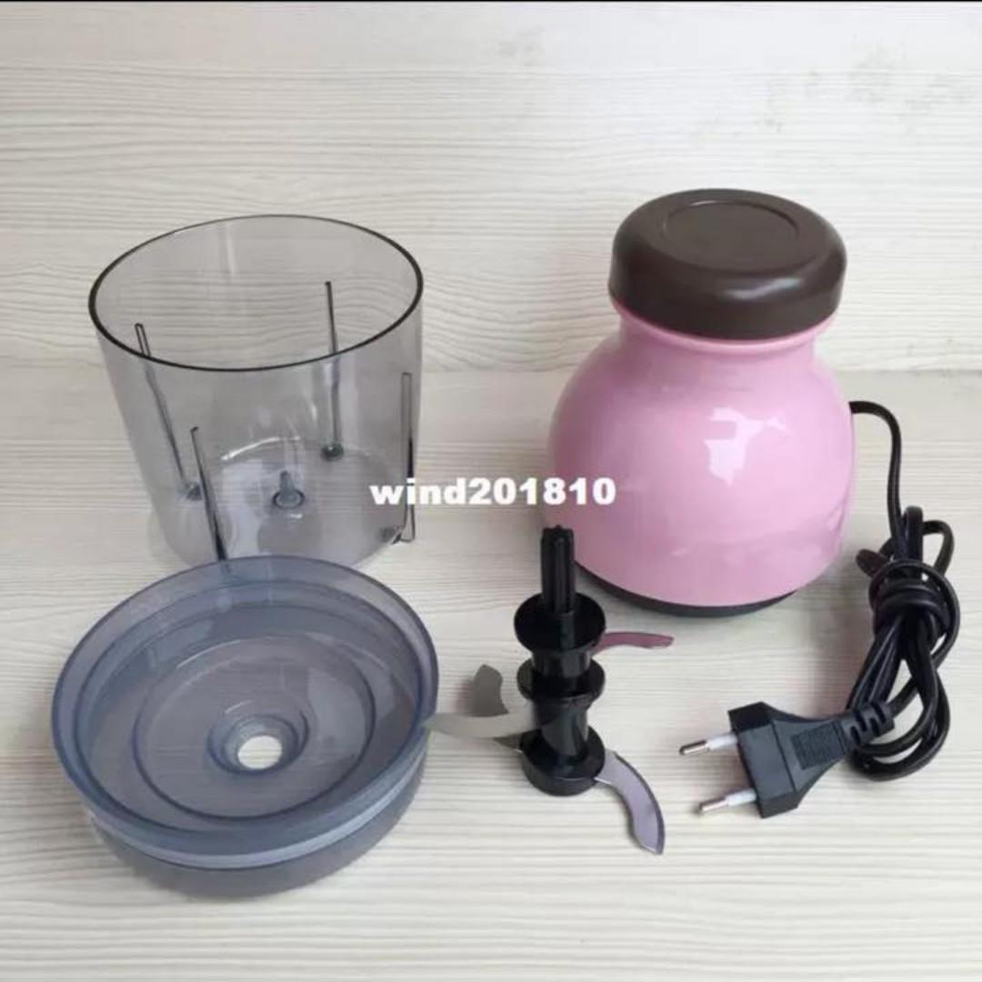 Electric Food Processor (Category: Juicers, Blenders & Grinders) located in Manila. Submitted by magicgerry (Listing ID 238912882, Image 3). Description: GPL/ JANOSENO Mini 2.5 Cup Multipurpose Electric Food Processor , Meat Grinder ,Vegetable Chopper , Fruit Blender and Mincer -- Pink (P859.00) > MORE FUN TO ENJOY -- Perfect for chopping vegetables, mincing meat ,processing fruit and mixing a variety of food. > Very convenient and FAST(ONLY 2 SE