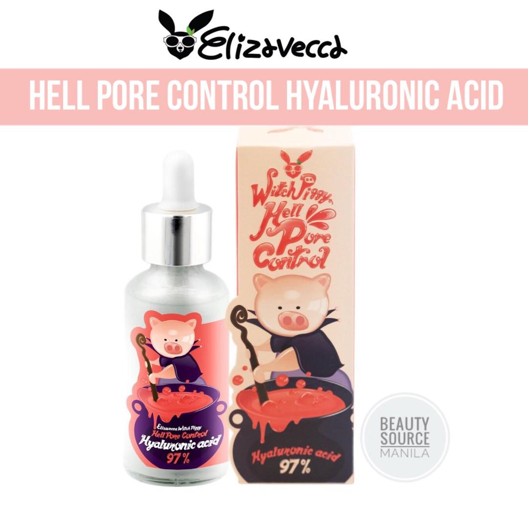 ELIZAVECCA WITCH PIGGY HELL PORE CONTROL HYALURONIC ACID 97% 50mL ...