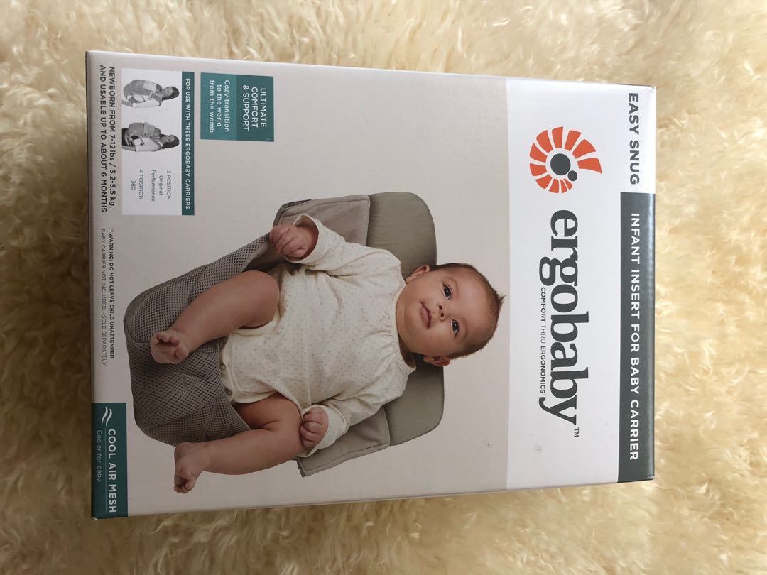 ergo infant insert removable pillow