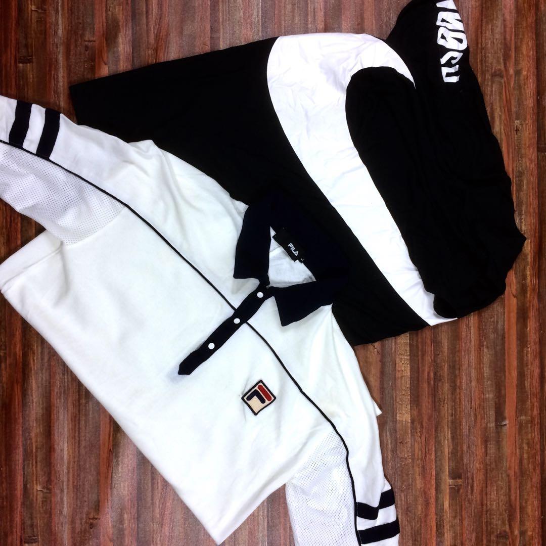 Fila BJ / Nike Big Swoosh T-Shirt 