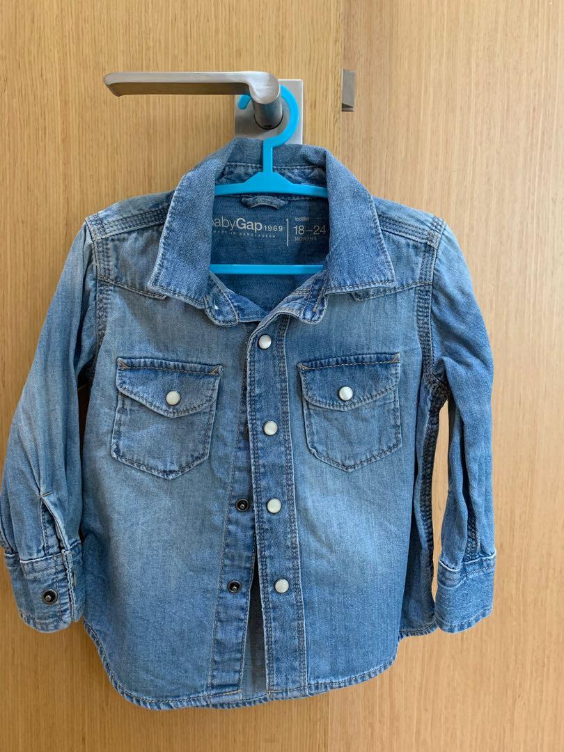 baby gap denim shirt