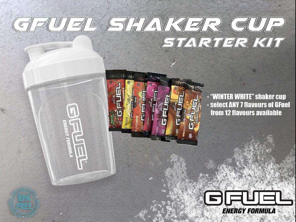Gfuel Shaker Starter Kit Food Drinks Beverages On Carousell