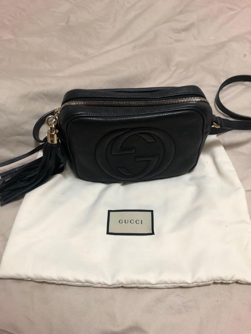 gucci soho disco bag black