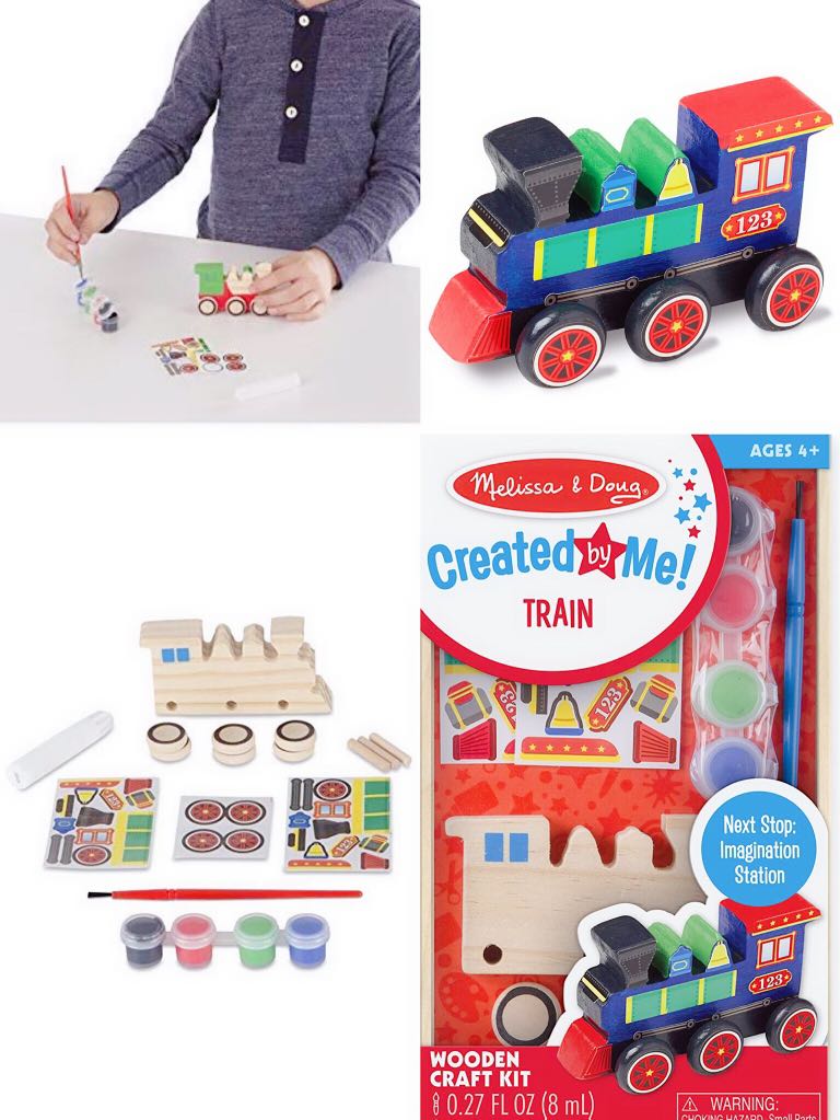 melissa and doug decorate your own train
