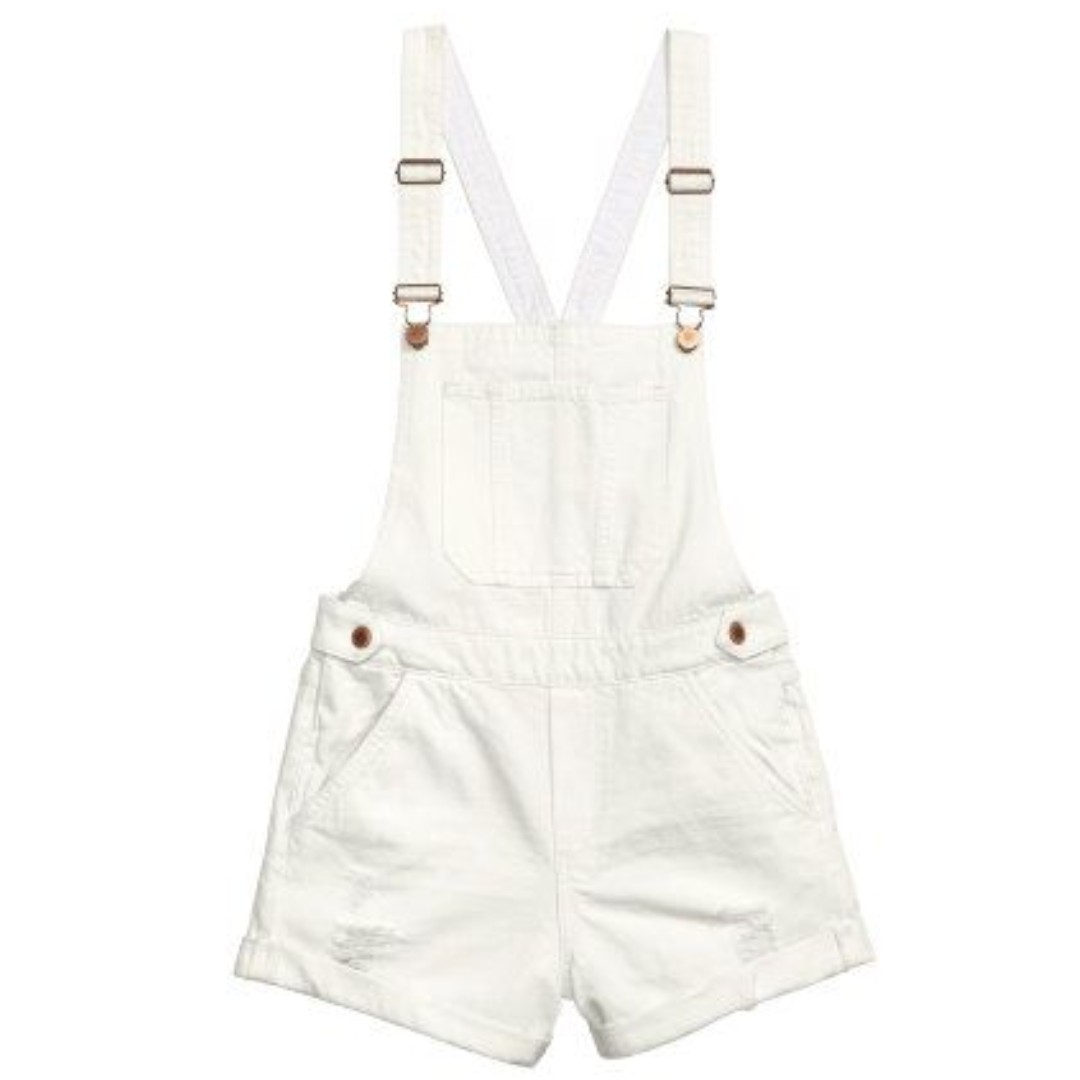 white overall jumper