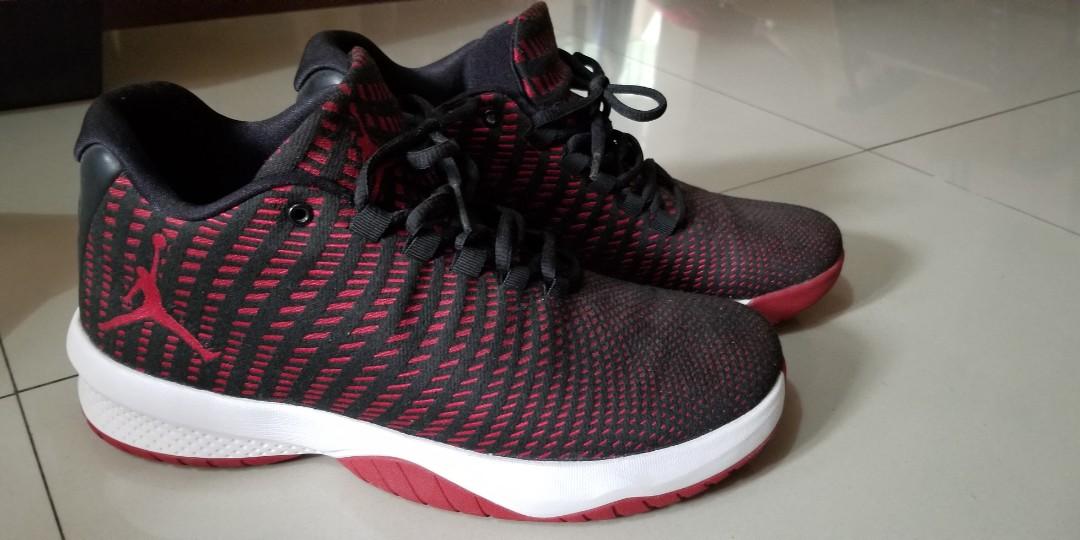 jordan 23 shoes black and red