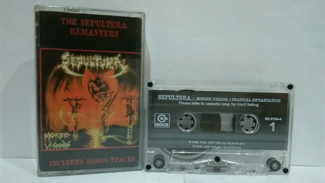 Sepultura - Morbid Visions / Bestial Devastation - Cassette, Made