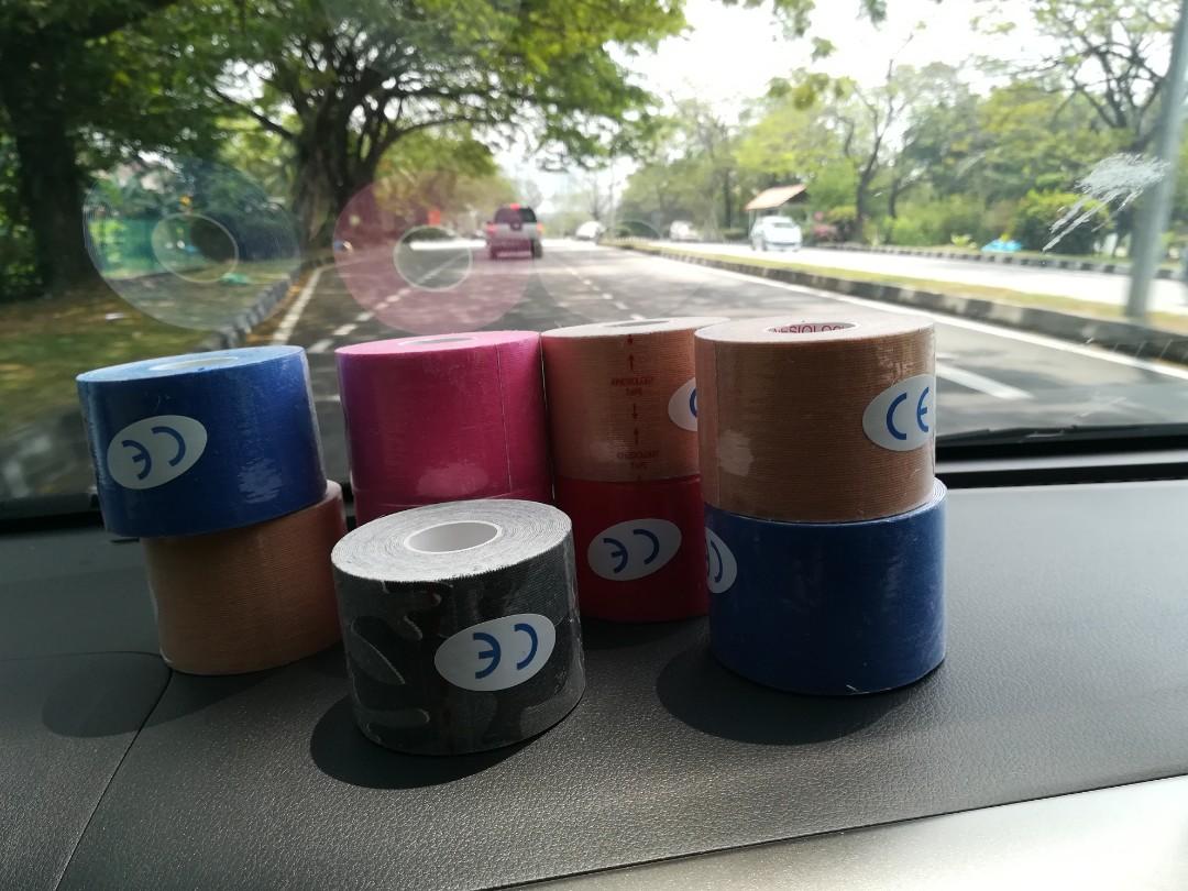 kinesio tape, strapping tape, underwrap, Sports Equipment, Exercise