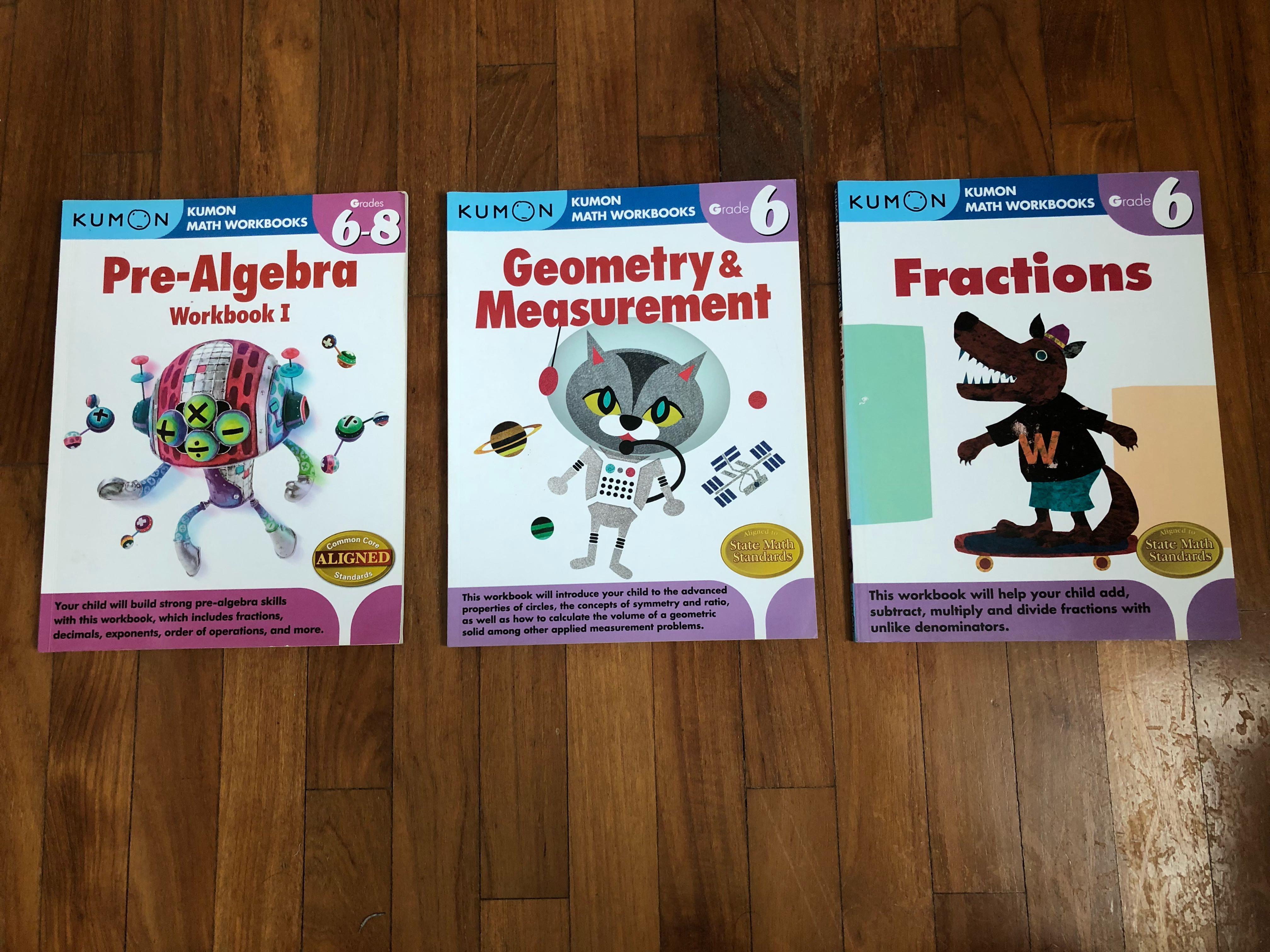 Kumon Math Workbooks Books Stationery Textbooks Primary On
