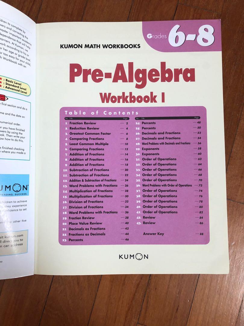Kumon Math Workbooks Books Stationery Textbooks Primary On