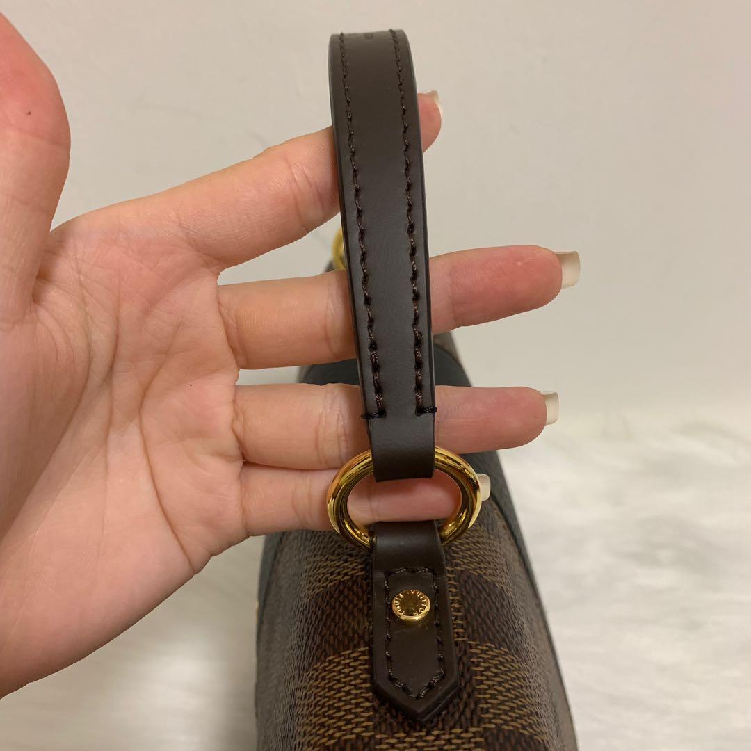 Louis Vuitton Bond Street Handbag Damier with Leather BB Brown 2120052