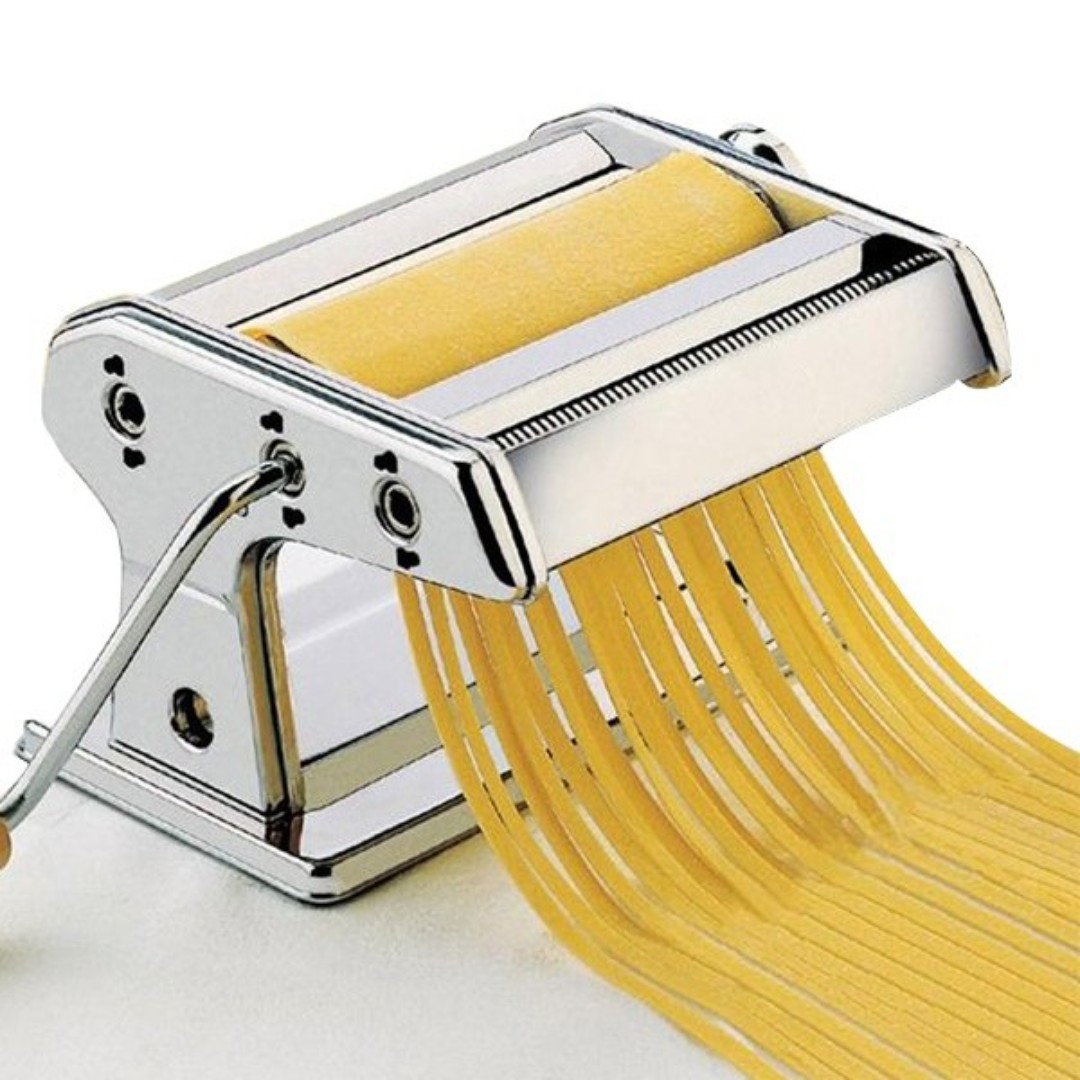 Manual Pasta Maker Machine Noodle Hand Crank Cutter Home