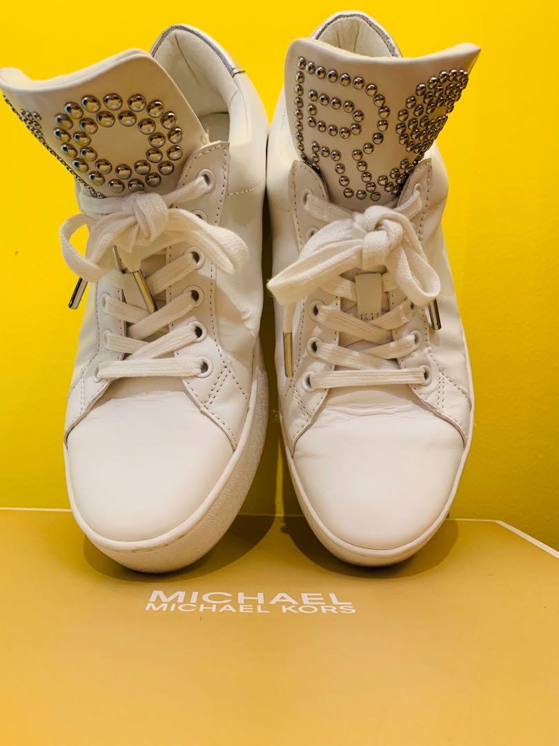 mindy studded leather sneaker