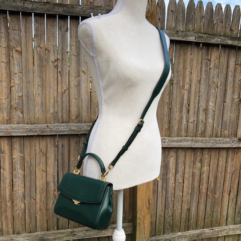 Ava leather crossbody bag Michael Kors Green in Leather - 29599135