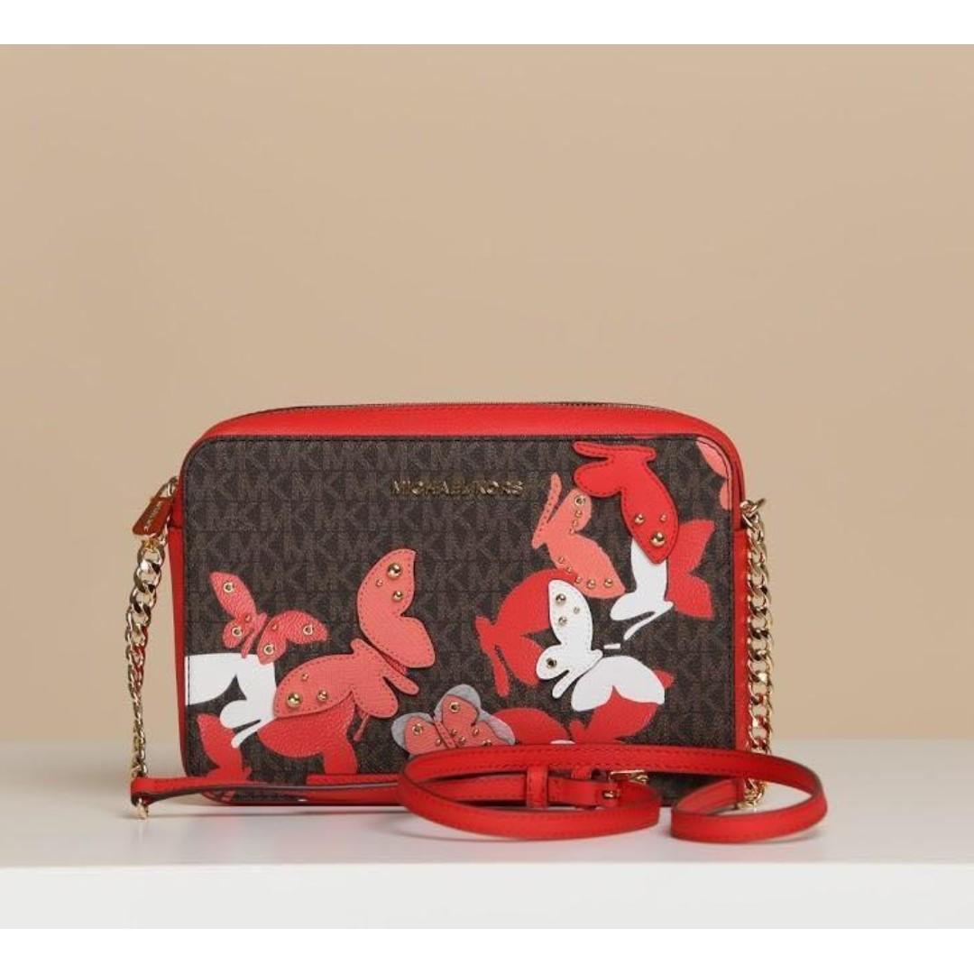 Michael kors butterfly purse store