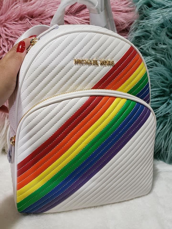 Mk rainbow backpack clearance