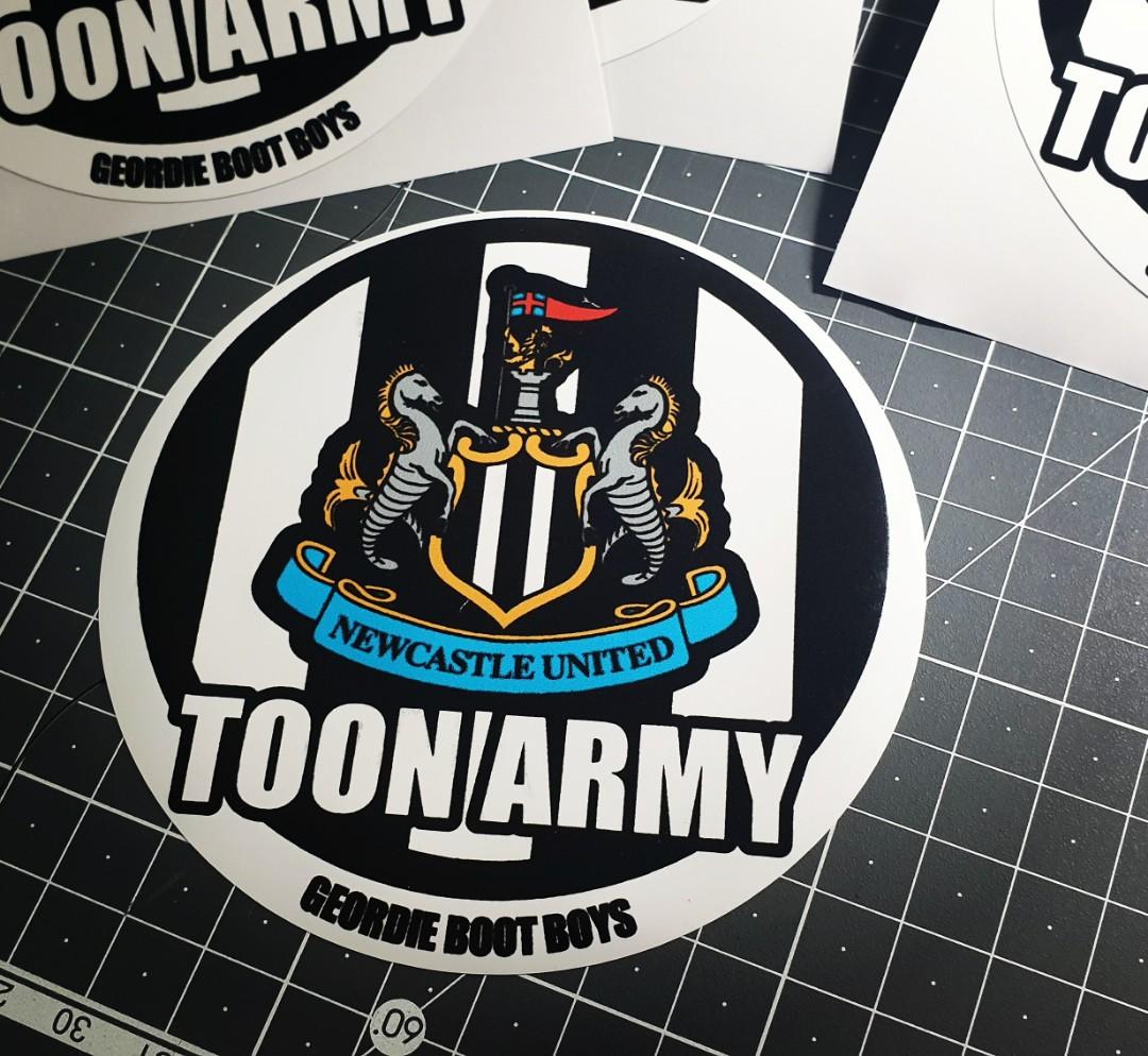 Newcastle United Car Sticker 