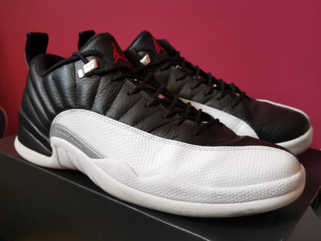 Nike Air Jordan 12 Retro Low Playoffs US10 Used Men s Fashion Activewear on Carousell