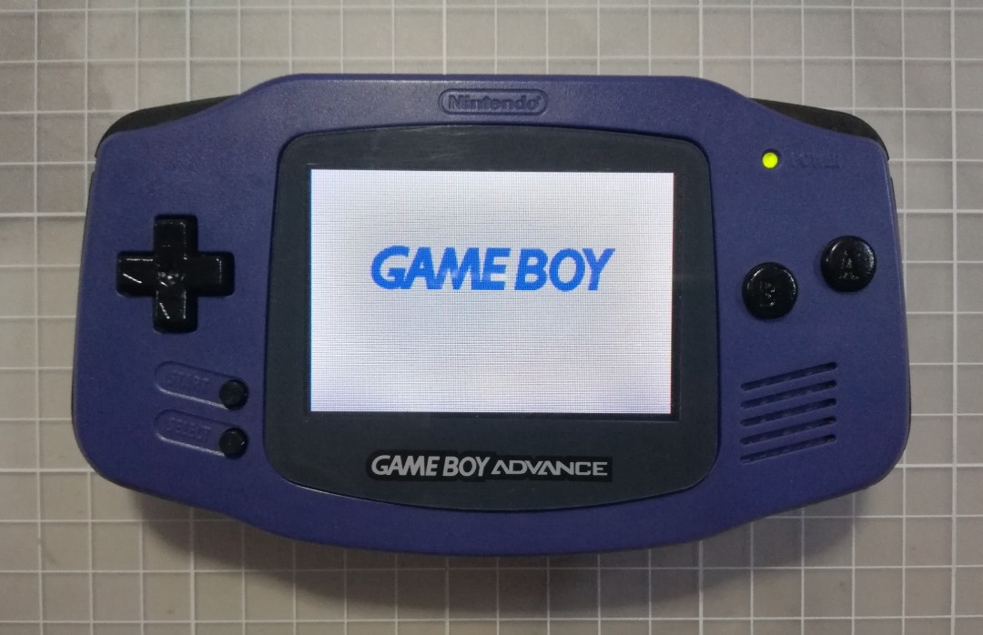 Nintendo Gameboy Advance Indigo & Black Theme Backlit Mod + Battery Mod +  Clicky Tactile RL Buttons Mod (Slight LCD Burn), Video Gaming, Video Game  Consoles, Others on Carousell