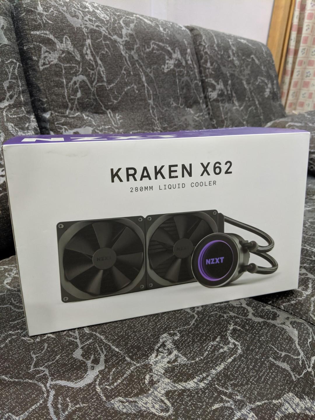 Nzxt Kraken X62 280mm High Performance Liquid Cooler Computers Tech Parts Accessories Computer Parts On Carousell