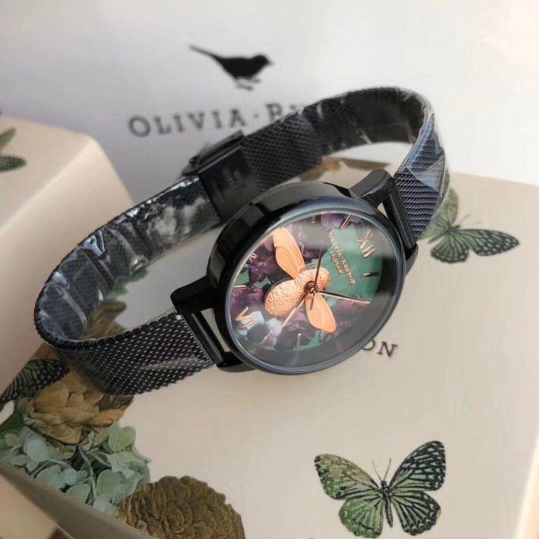 Olivia Burton After Dark 3D Bee Midi Dial Watch OB16AD39
