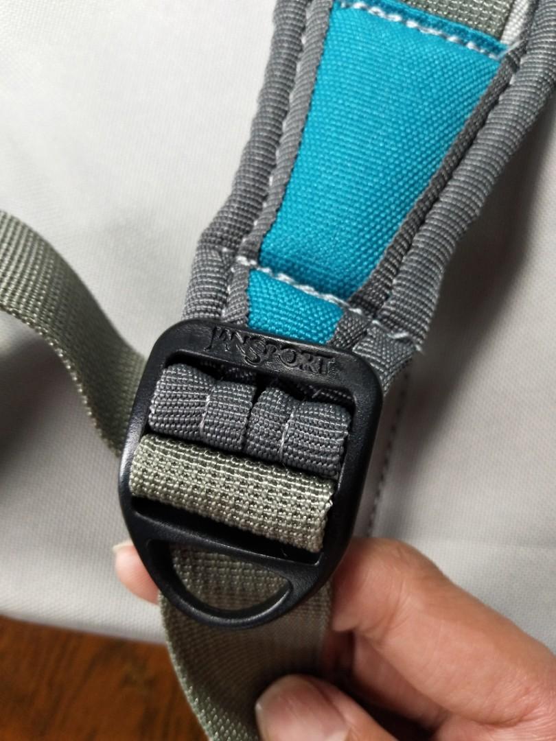 Original pink and gray combination jansport hatchet backpack, Women's