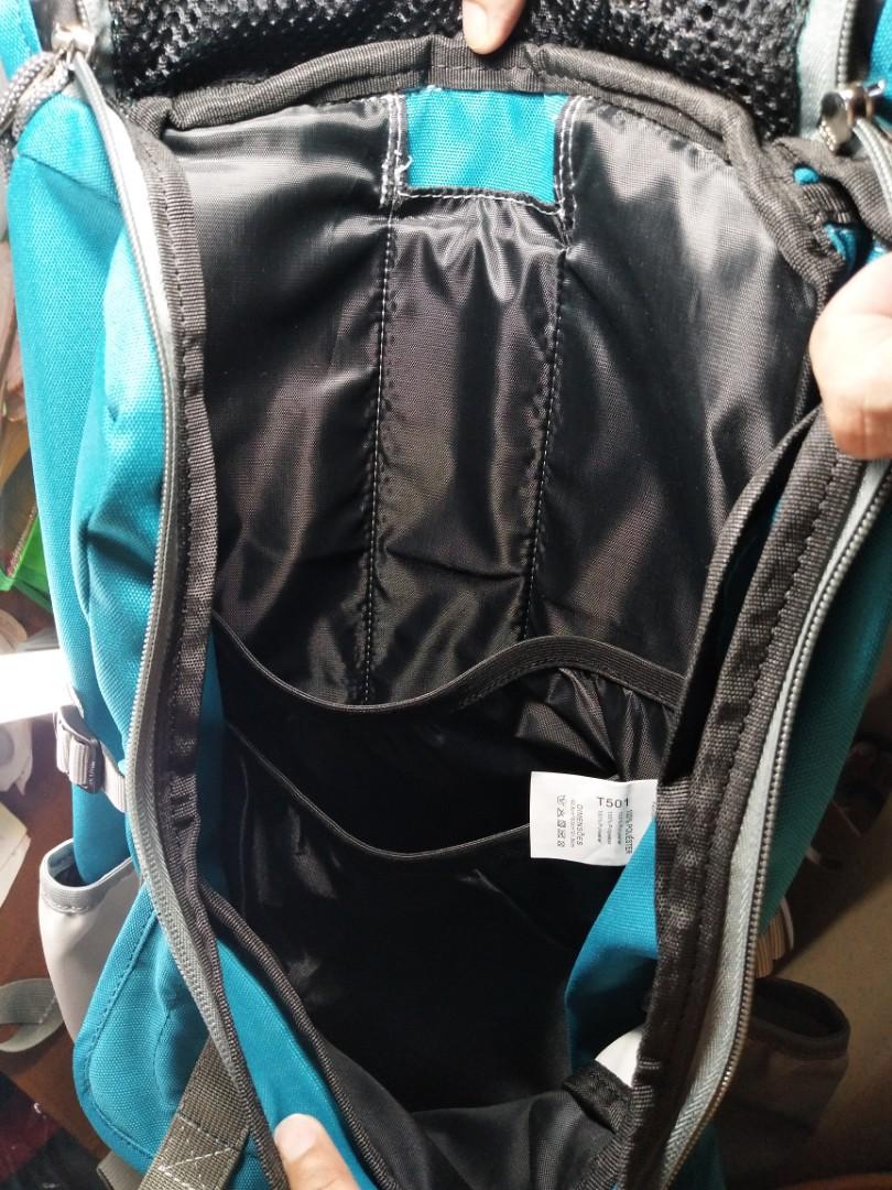 Original pink and gray combination jansport hatchet backpack, Women's