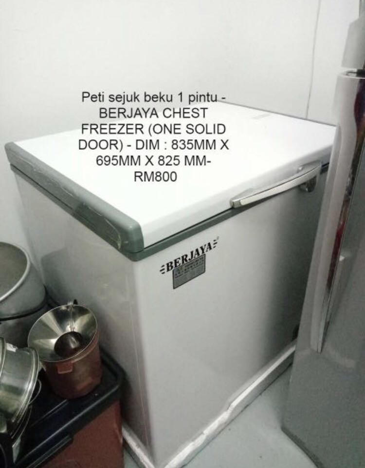 Peti Sejuk Beku Freezer Brand Berjaya Kitchen Appliances On Carousell