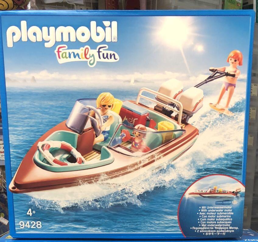playmobil family fun boat