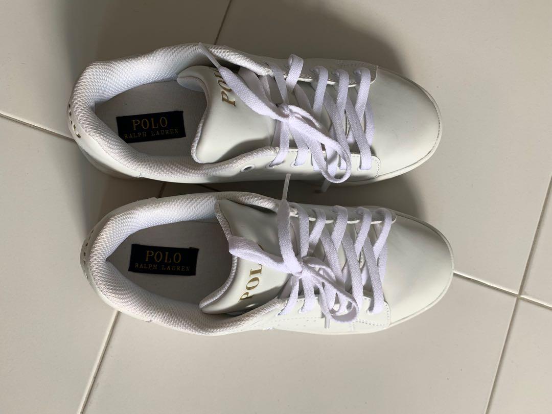 Polo Ralph Lauren White Sneakers, Women 