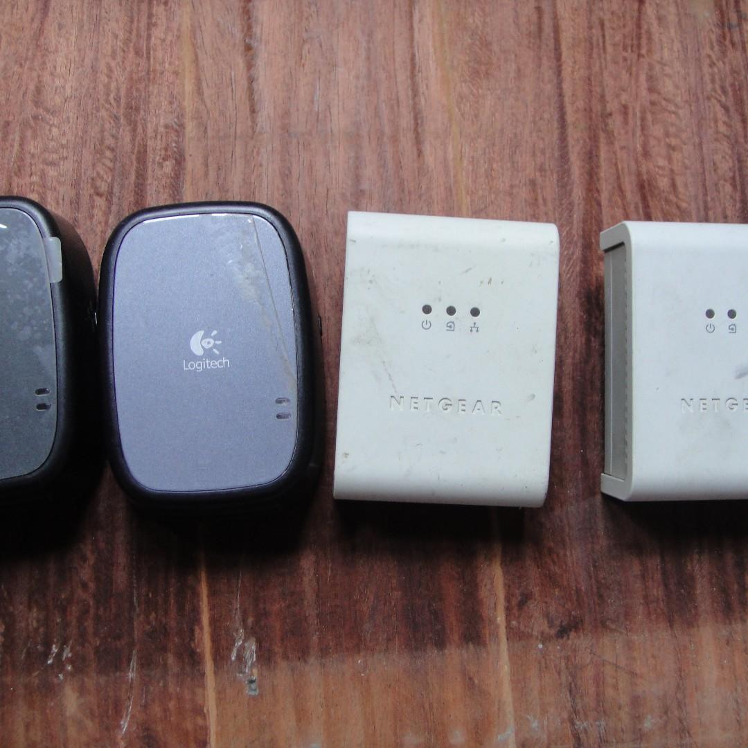Powerline Ethernet (Category: Networking) located in Manila. Submitted by maybonifacio (Listing ID 244059179, Image 1). Description: Powerline Ethernet logitech alert LA700i-A and NA750-A, 1 pair Netgear XE103 -1 pair.