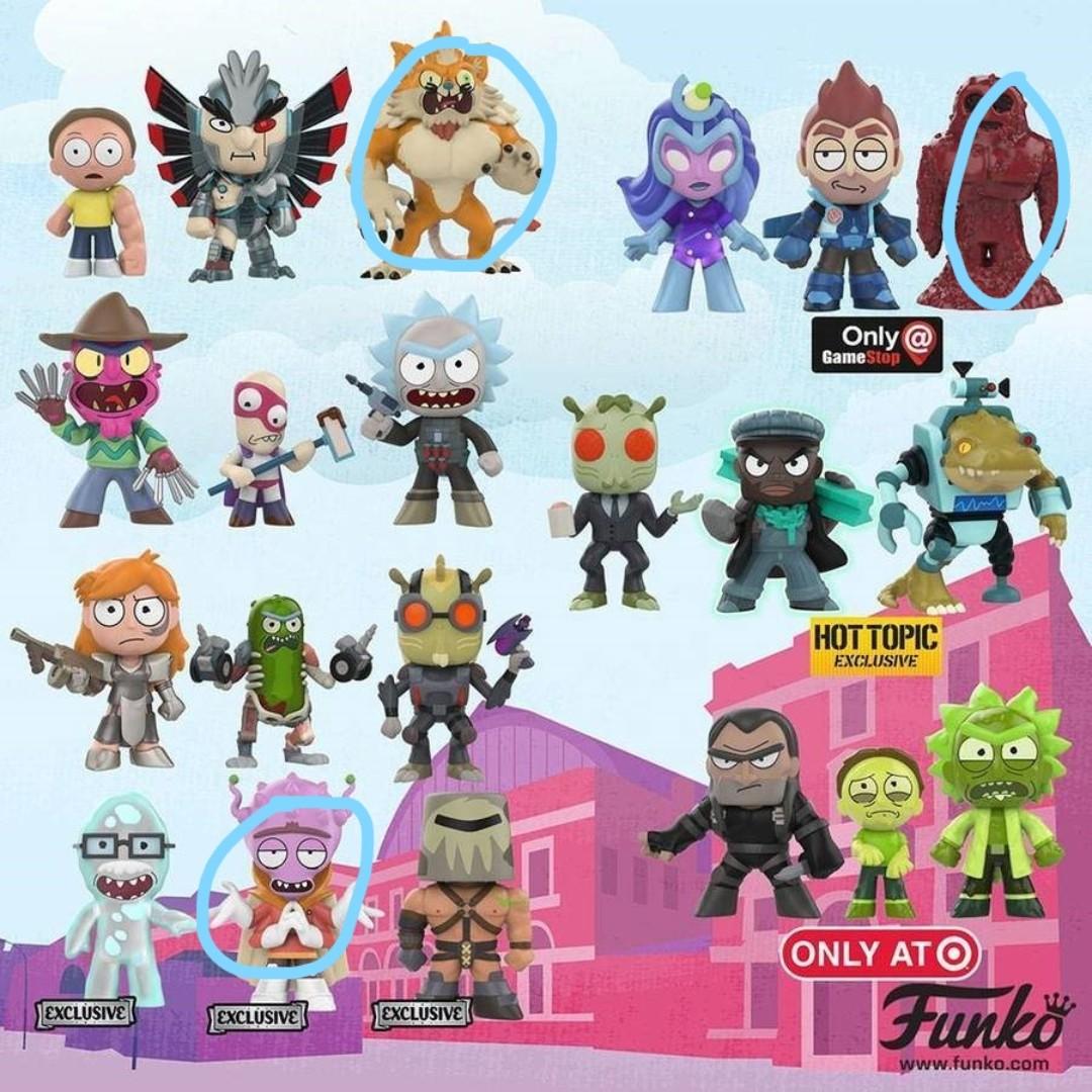 Rick morty mystery deals minis
