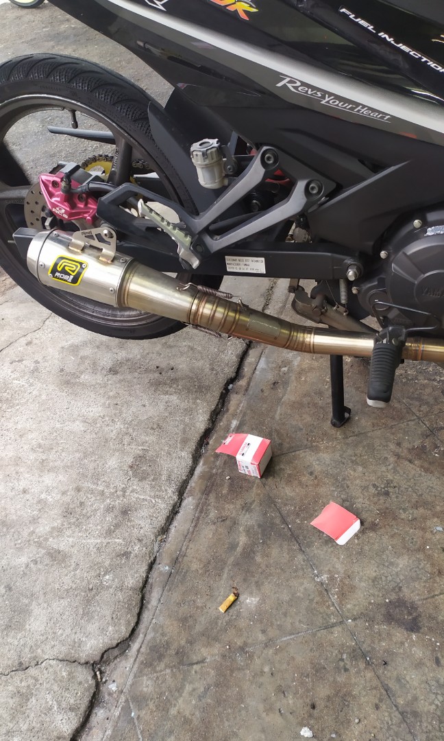 Rob1 Exhaust pipe Sniper 150, Motorcycles, Motorcycle Accessories on
